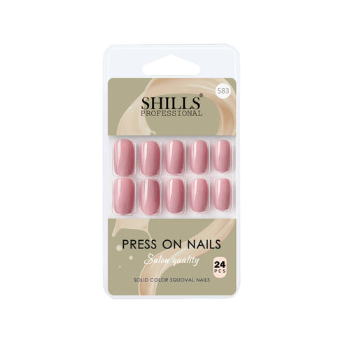 Shills Professional Glossy Solid Color Nails Square(SPN579-SPN604)