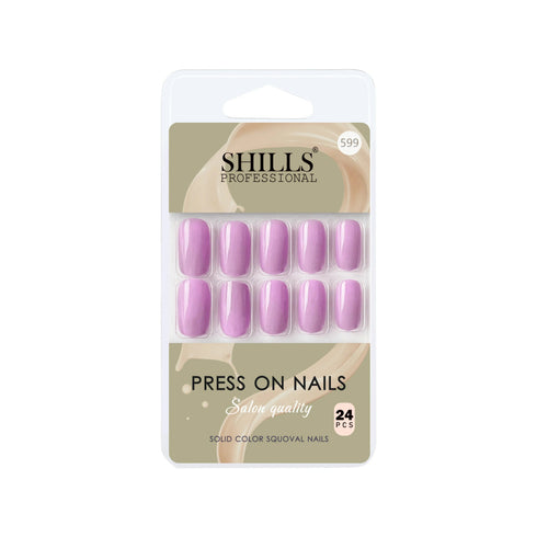Shills Professional Glossy Solid Color Nails Square(SPN579-SPN604)