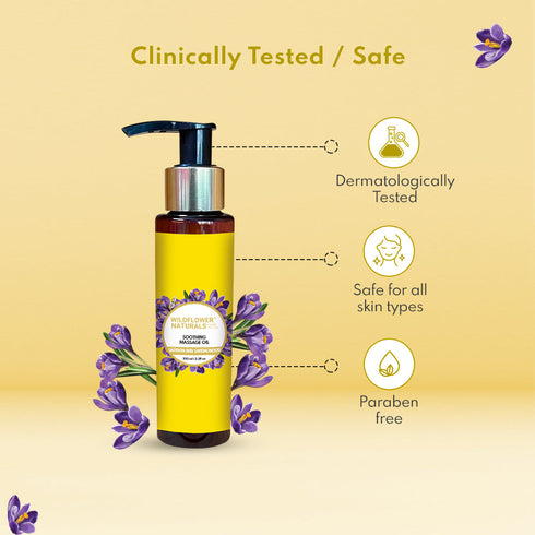 Wildflower Naturals Soothing Massage Oil