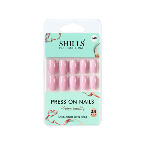 Shills Professional Glossy Solid Color Nails Oval(SPN527-SPN552)