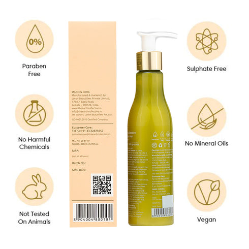 Theearthcollective in Colour Treated Hair Cleanser Shampoo Hair Carrot Seed & Milk Protein