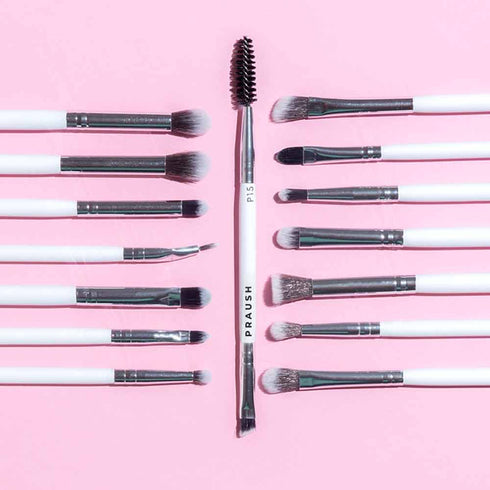 Praush 15 Pcs Professional Eye Brush Set