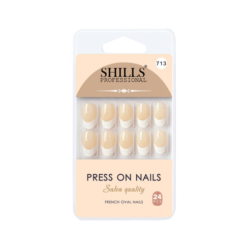 Shills Professional Press On Nail Arts Oval(SPN708-SPN720)