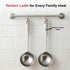Vinod Stainless Steel Queens Ladle Serving Spoon Set of 2 36 cm Highest Grade Stainless Steel Mirror Finish Rust Free No 1