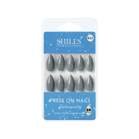 Shills Professional Glossy Solid Color Nails Sharp Almond(SPN605-SPN630)