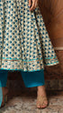 Pomcha Jaipur Anokhi Cotton Hand Block Print Anarkali Set