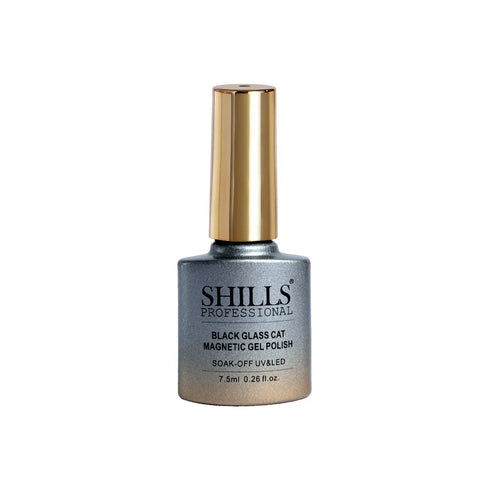 Shills Professional Black Glass Cat Magnetic Gel Polish