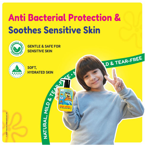 Kt Kids Personal Care Body Kit For Boys & Girls 3 Years Body Oil Lotion Soft Body Wash Sunscreen SPF Body