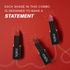 Soku Cosmetic Sultry Shade Of Red Lipstick (Pack of 3)