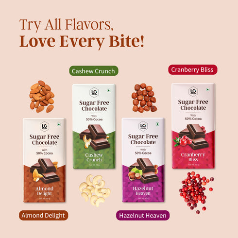 DiabeSmart Guilt Free Almond Delight Dark Chocolate