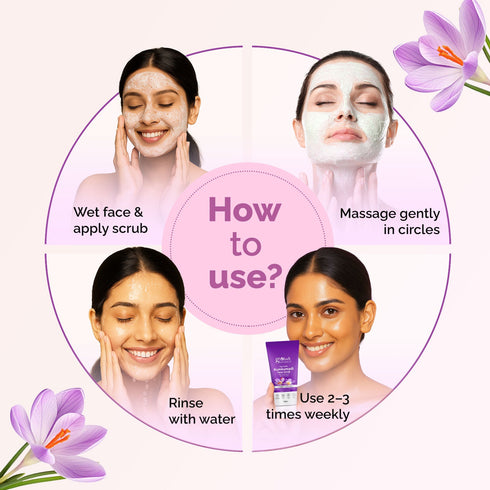 Globus Naturals Ayurvedic Kumkumadi Skin Lightening Face Scrub