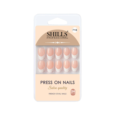 Shills Professional Press On Nail Arts Oval(SPN708-SPN720)
