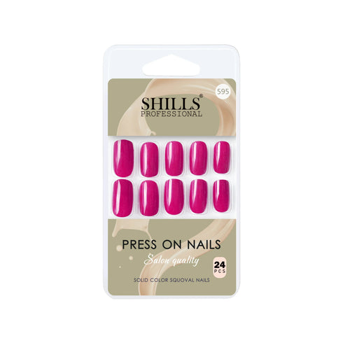 Shills Professional Glossy Solid Color Nails Square(SPN579-SPN604)