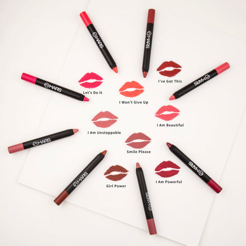 Mars Matte Lip Crayon | Won't Smudge Won't Budge