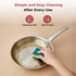 Vinod Claro Heavy Gauge Stainless Steel Hammered Fry Pan with 1.5 mm Thickness 1400 ml
