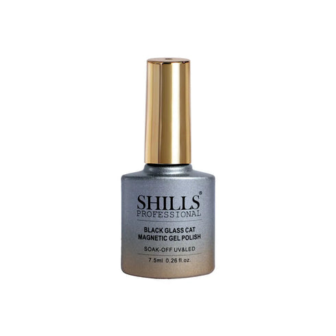 Shills Professional Black Glass Cat Magnetic Gel Polish