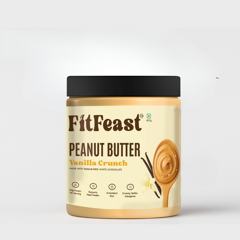 Fitfeast Vanilla Crunch Peanut Butter 400g