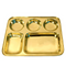 Rectangular Shape Brass Dinner Plate
