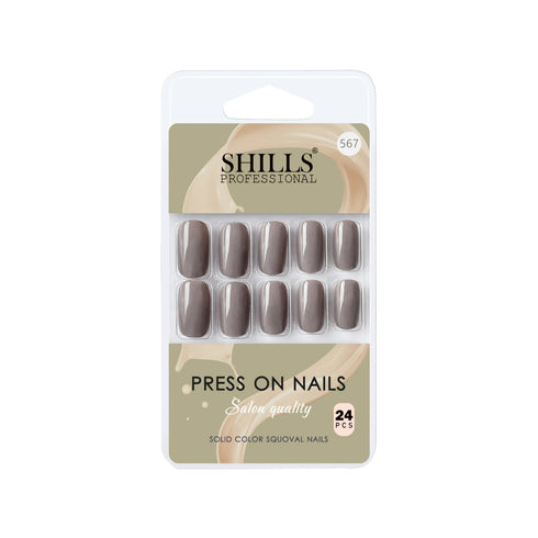 Shills Professional Glossy Solid Color Nails Square(SPN553-SPN578)