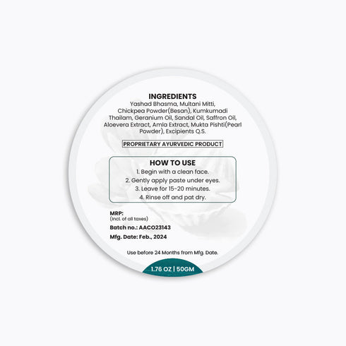 Wild Oak Advance Repair And Restoration Eye Masque With Kumkumadi Oil