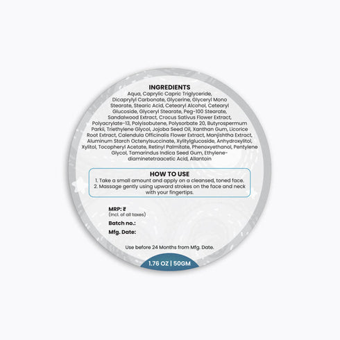 Wild Oak Advance Repair Sandalwood And Saffron Night Repair Cream