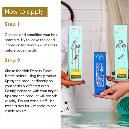 Theearthcollective in Postpartum Hair Care Regime for Hair Fall & Regrowth Post Pregnancy Hair Loss Treatment 100 Safe to Use