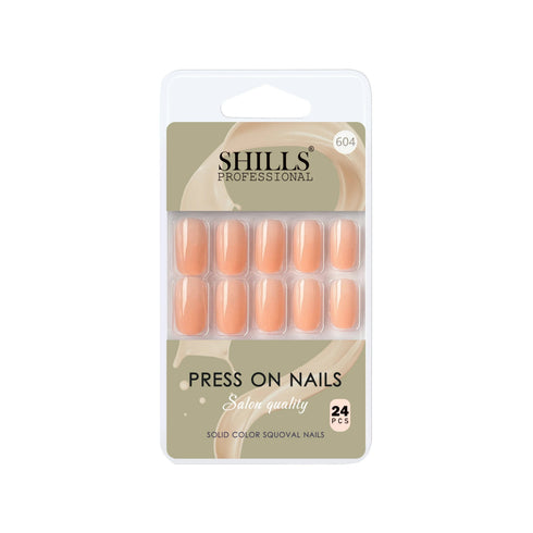 Shills Professional Glossy Solid Color Nails Square(SPN579-SPN604)