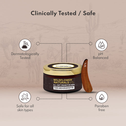 Wildflower Naturals All-Day Cream for Men