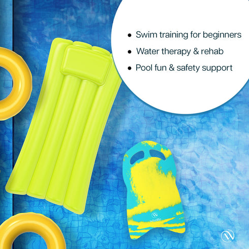 Wiselife Kickboard - Blue Yellow