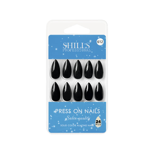 Shills Professional Glossy Solid Color Nails Sharp Almond(SPN605-SPN630)