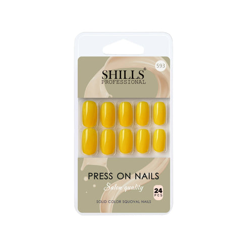 Shills Professional Glossy Solid Color Nails Square(SPN579-SPN604)