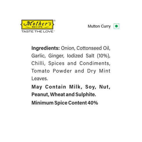 Mothers Recipe Mutton Curry Mix