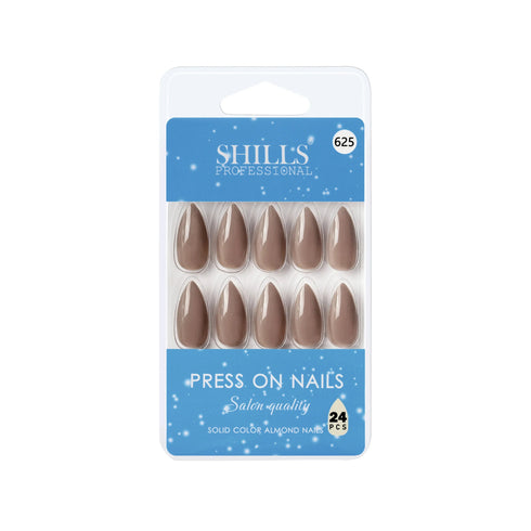 Shills Professional Glossy Solid Color Nails Sharp Almond(SPN605-SPN630)