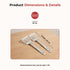 Vinod Stainless Steel Basting Slotted Turner Cooking Palta Set of 2 30 cm High Quality Stainless Steel Rust Free Dishwasher Safe No 4