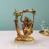 Brass Radha Krishna Jhula Colour Statue 7.9Kg