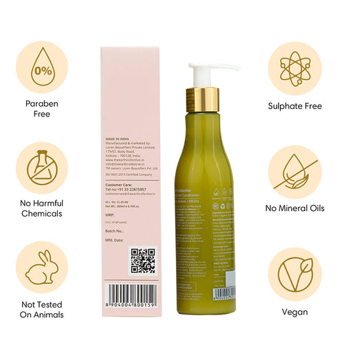 Theearthcollective in Nourishing Hair Conditioner Goji Berry Brahmi & Alfalfa