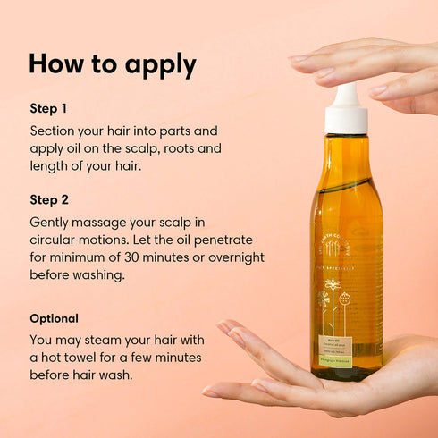 Theearthcollective in Coconut Oil Plus Hair Oil For Extra Strong Hair Bhringraj & Hibiscus