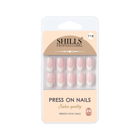 Shills Professional Press On Nail Arts Oval(SPN708-SPN720)