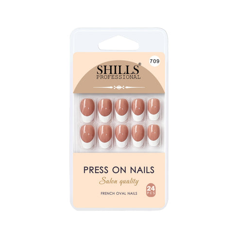Shills Professional Press On Nail Arts Oval(SPN708-SPN720)