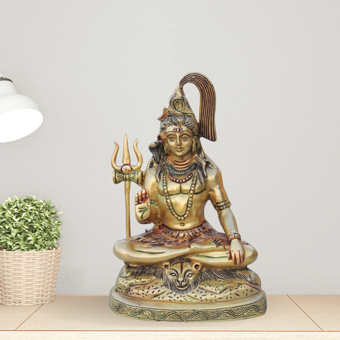 Brass Shiv Ji Statue 2Kg