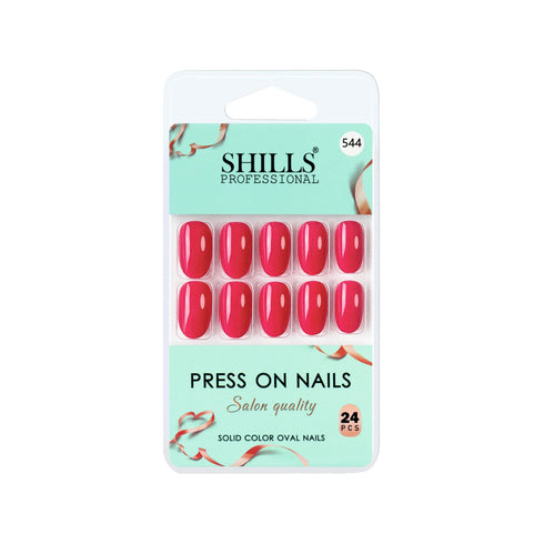 Shills Professional Glossy Solid Color Nails Oval(SPN527-SPN552)