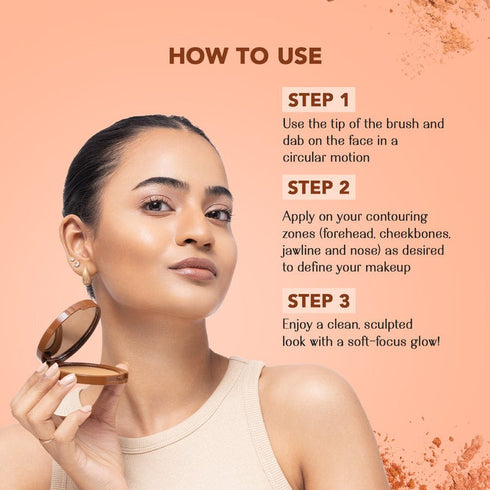 LoveChild Retro | Stardust Mattifying Bronzing Powder Brown