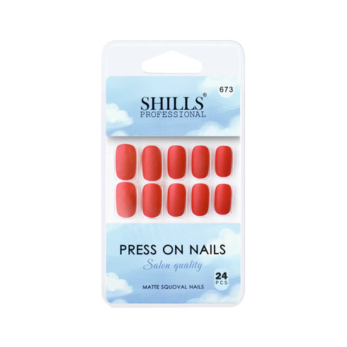 Shills Professional Matte Solid Color Nails Square(SPN667-SPN676)