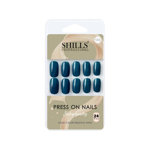 Shills Professional Glossy Solid Color Nails Square(SPN553-SPN578)