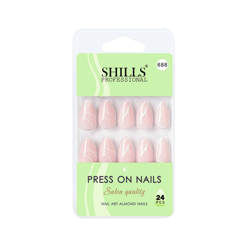Shills Professional Nail Art Nails Short Almond(SPN687-SPN690)
