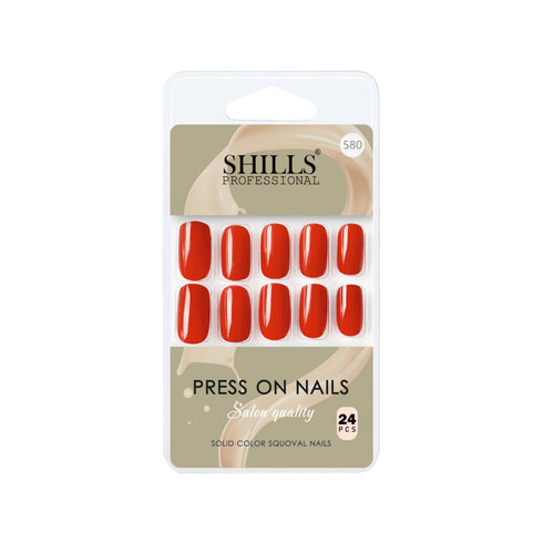 Shills Professional Glossy Solid Color Nails Square(SPN579-SPN604)
