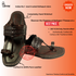 Vhaanfootwear Original Dark Brown Pure Leather Moja shape Handstitched Kolhapuri Chappal For Men Vhaan