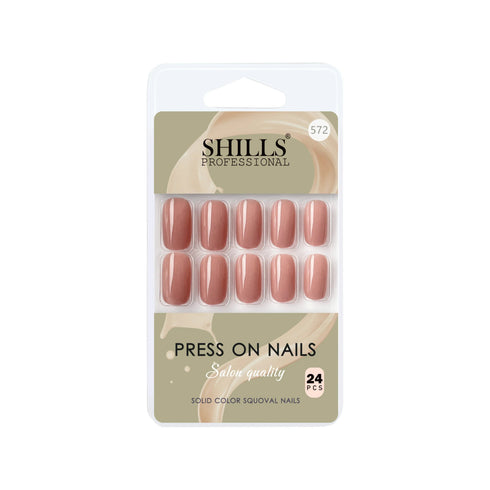 Shills Professional Glossy Solid Color Nails Square(SPN553-SPN578)