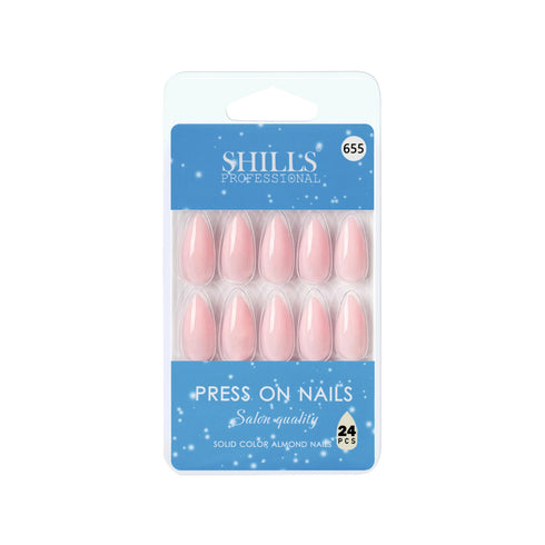 Shills Professional Glossy Solid Color Nails Sharp Almond(SPN631-SPN656)