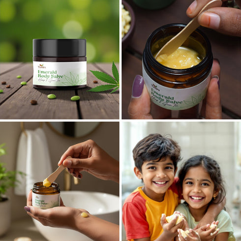 Tvishi Skincare Emerald Body Butter Salve